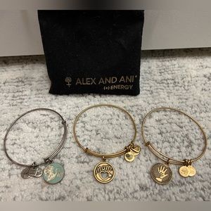 Alex and Ani Bracelets - Set of 3 - Mother Theme